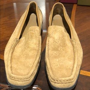Gucci Suede Monogram Woman loafers
